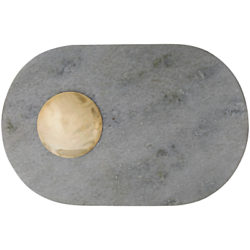 Tom Dixon Stone Chopping Board, White and Gold